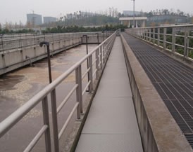 深圳污水处理厂钢格板